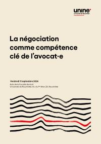 La négociation comme compétence de l'avocat·e