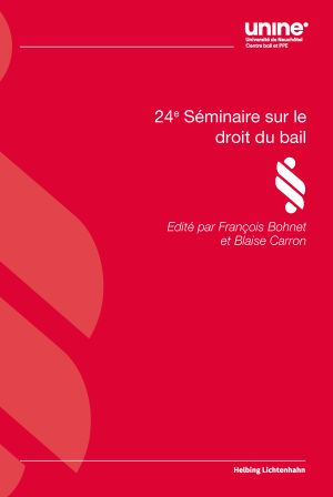 24e Séminaire sur le droit du bail