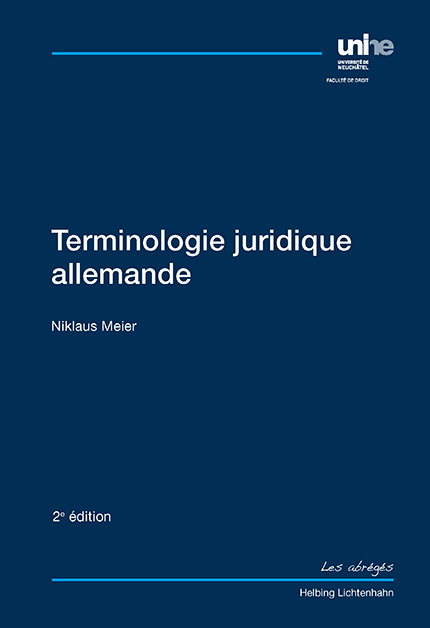 Terminologie juridique allemande - 2e édition