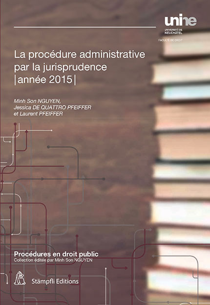 La procédure administrative par la jurisprudence 2015