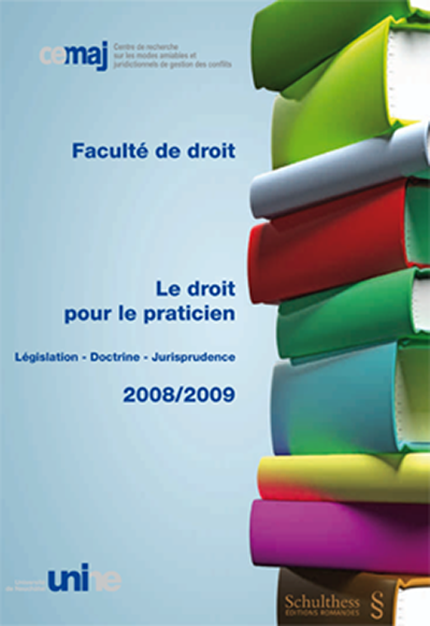 Le droit pour le praticien 2008/2009