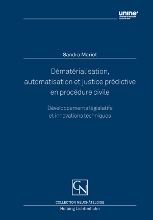 Dématérialisation, automatisation et justice prédictive en procédure civile